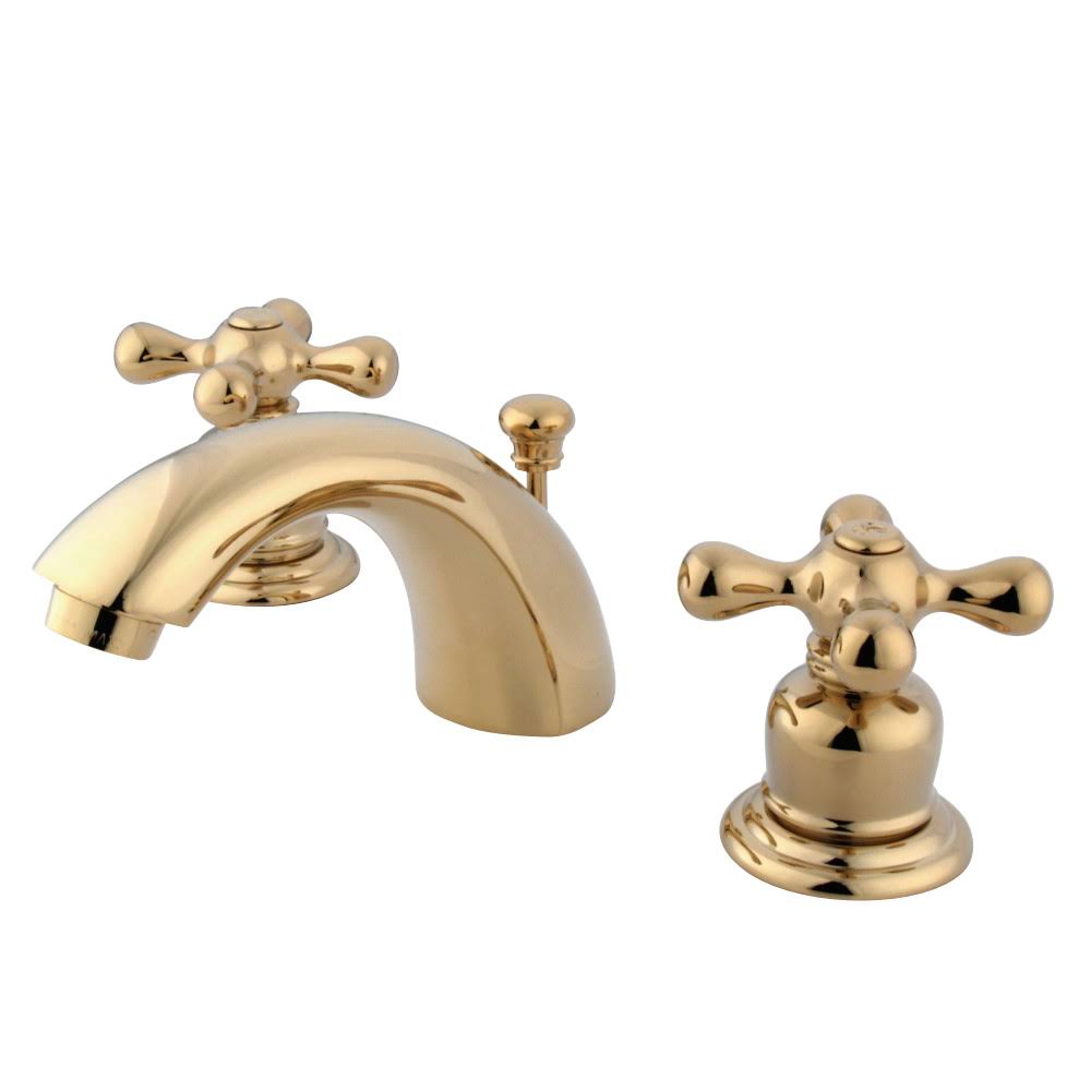 Polished Brass Mini-Widespread Bathroom Faucet L73540
