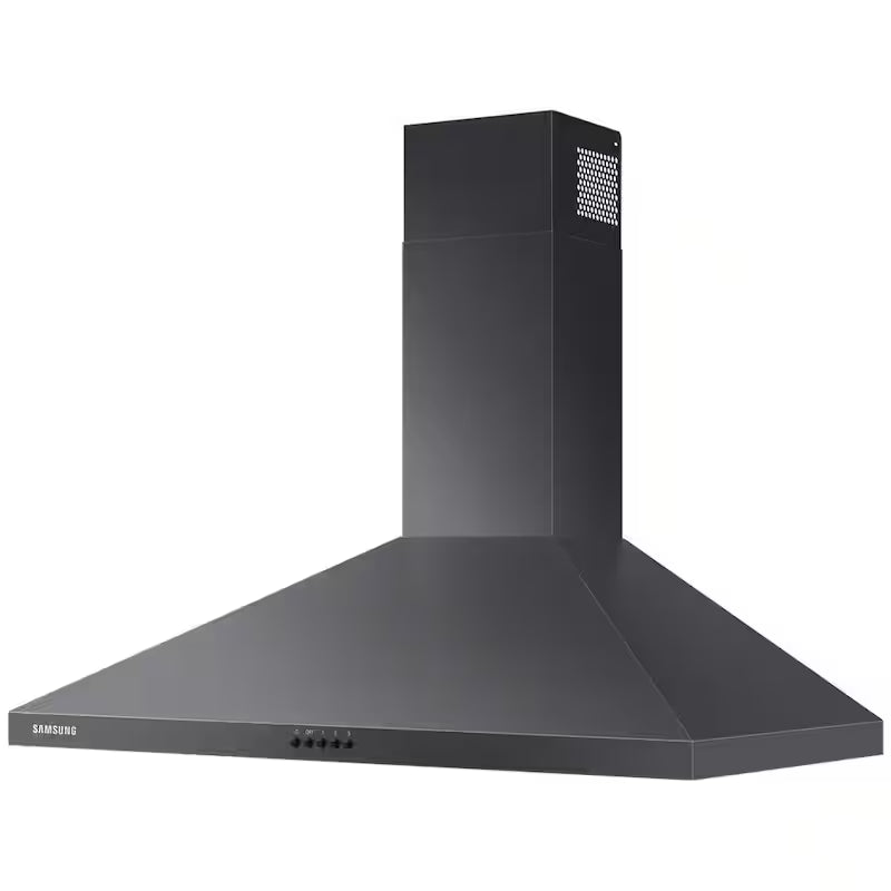 36 in. Wall Mount Range Hood Black Stainless M5605