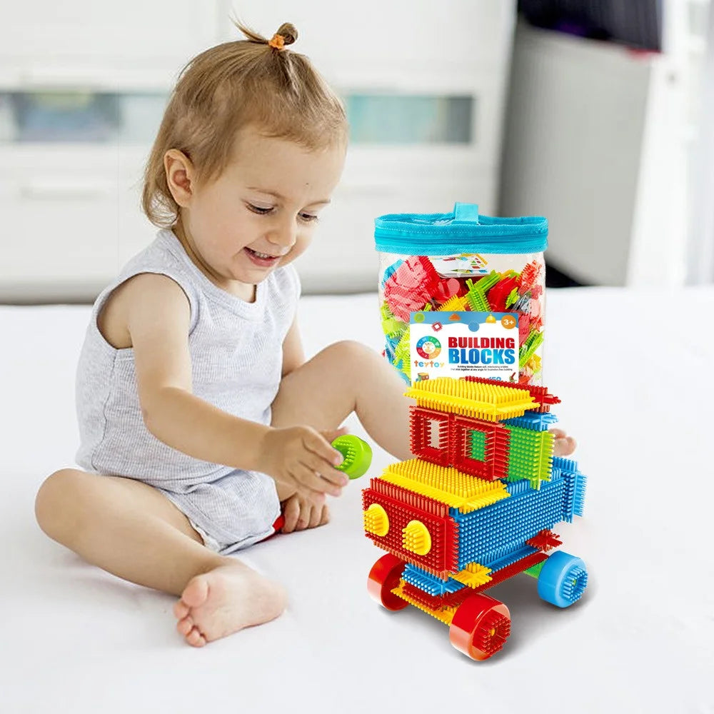 150pcs Bristle Shape 3D Building Blocks Toy Set G2134