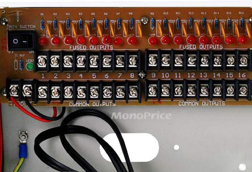 16 Channel CCTV Camera Power Supply 12VDC 10Amps B6851