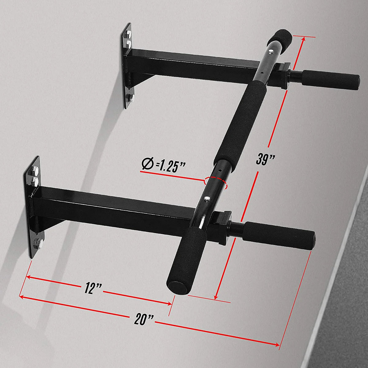 Wall Mount Chin Up Bar T747514