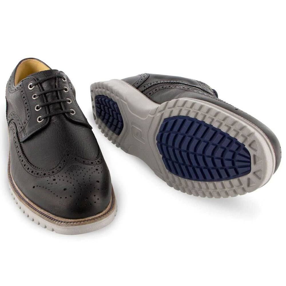 Black Wing Tip Shoes E119