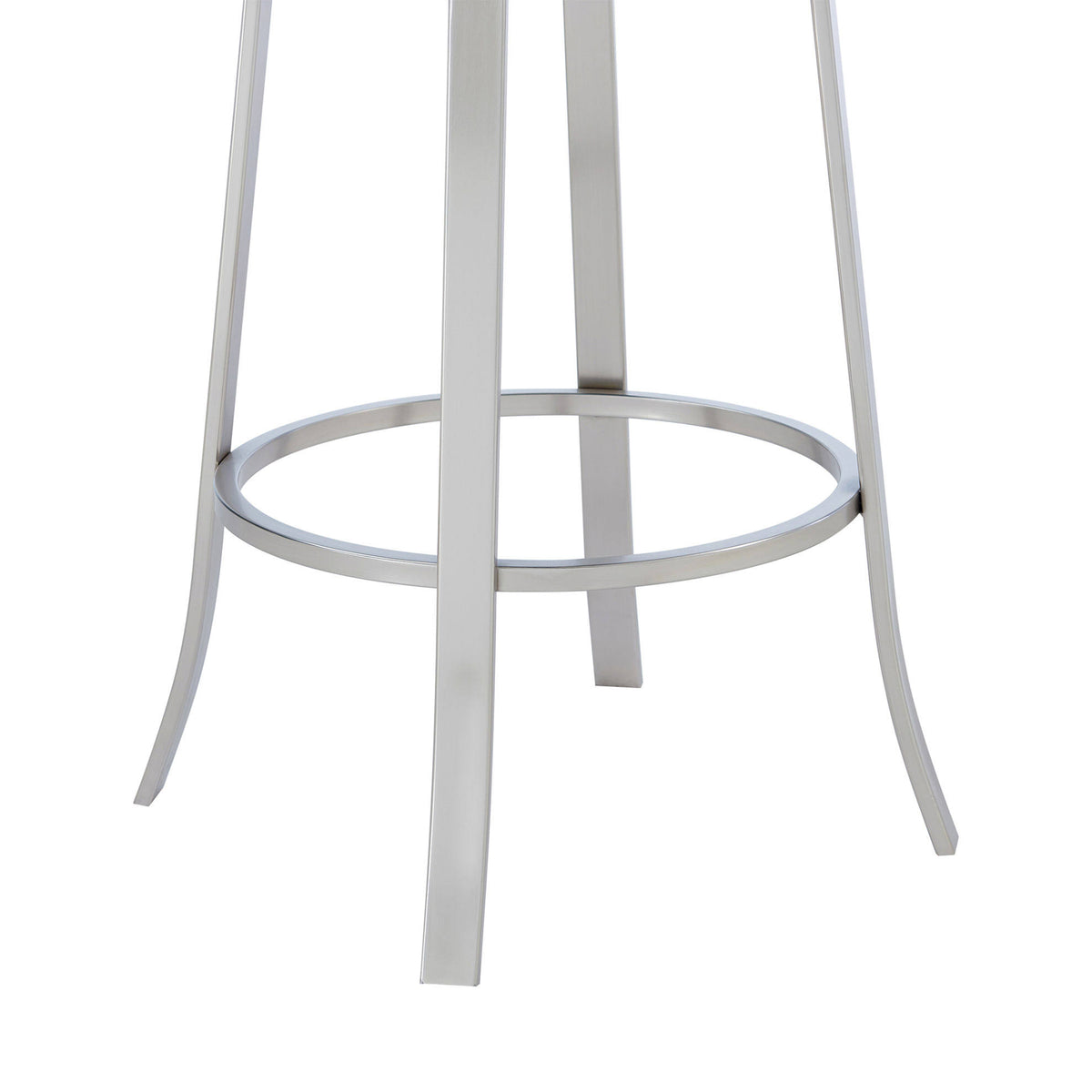 Grey Faux Leather Bar Height Barstool K971