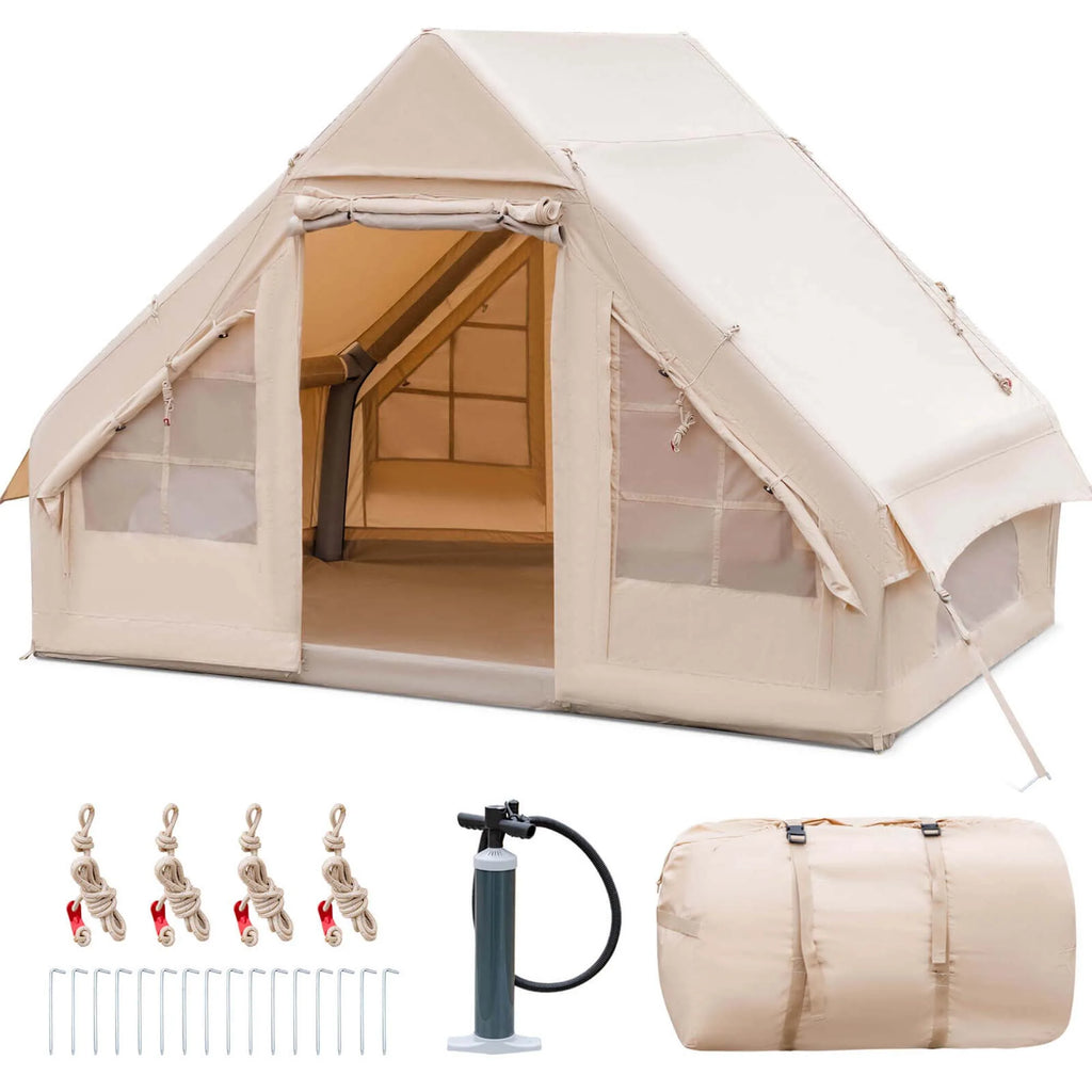 Inflatable Camping Tent 2-6 People Cotton K17992