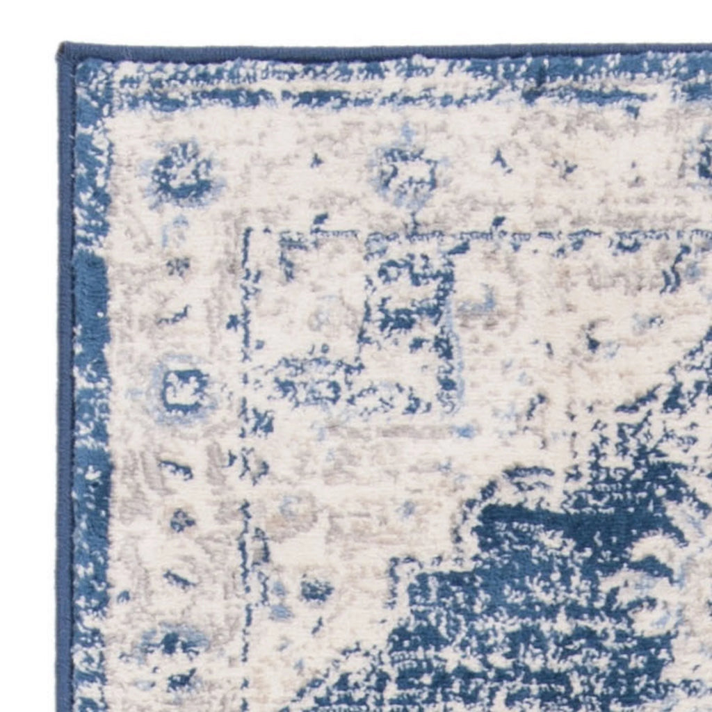 2' x 20' Floral Bordered Runner Rug T83913