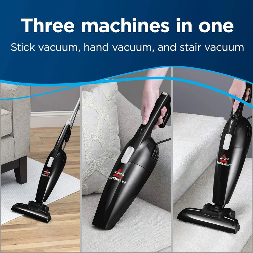 Black Bagless Stick Vacuum with Crevice Tool X140621