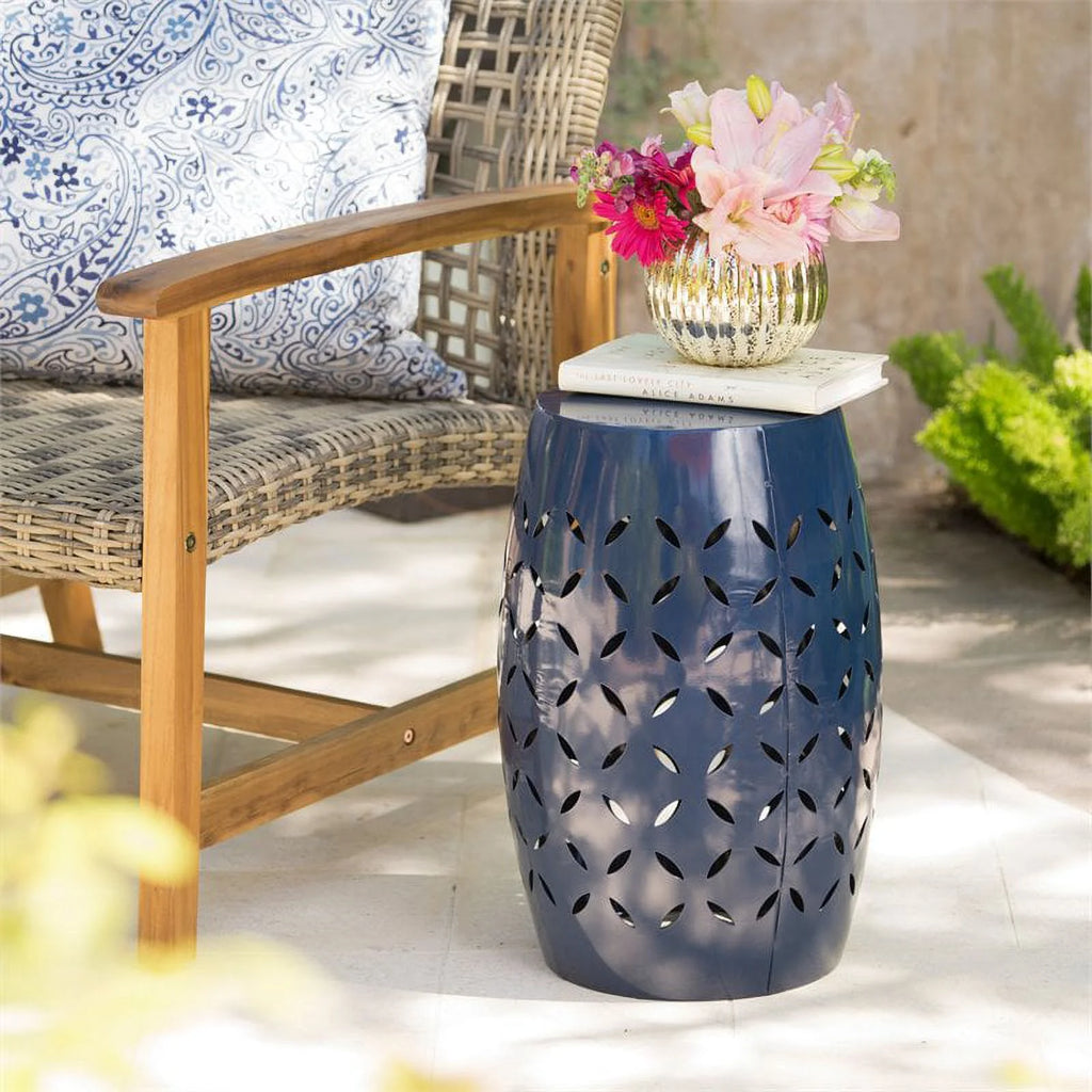 12" Iron Outdoor Side Table Q268274