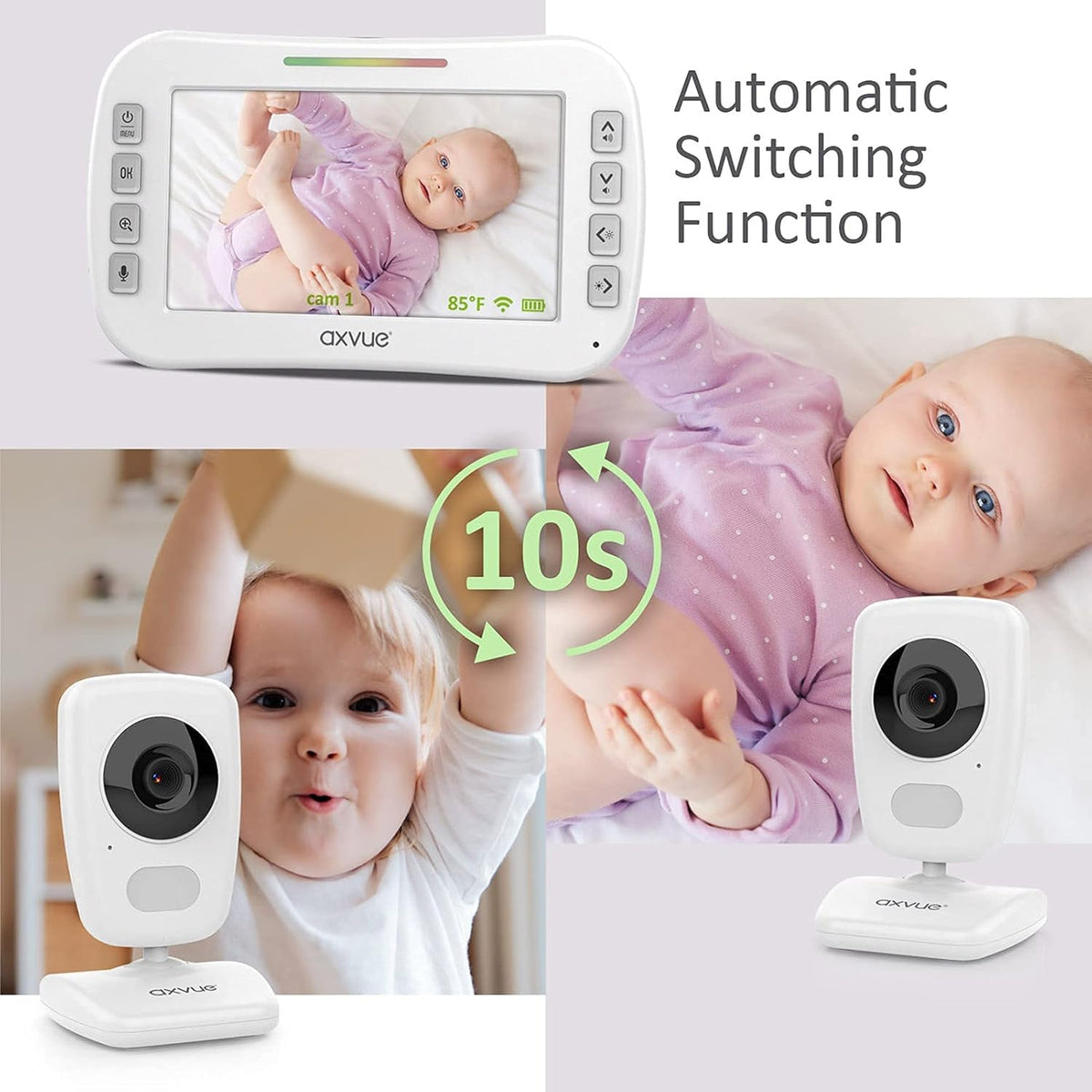Video Baby Monitor 5 High Resolution Screen N684