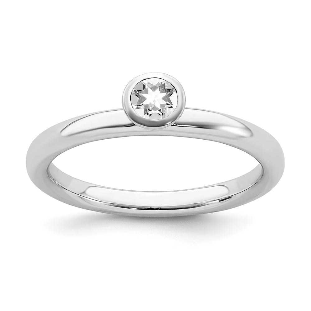 White Topaz Ring W69534