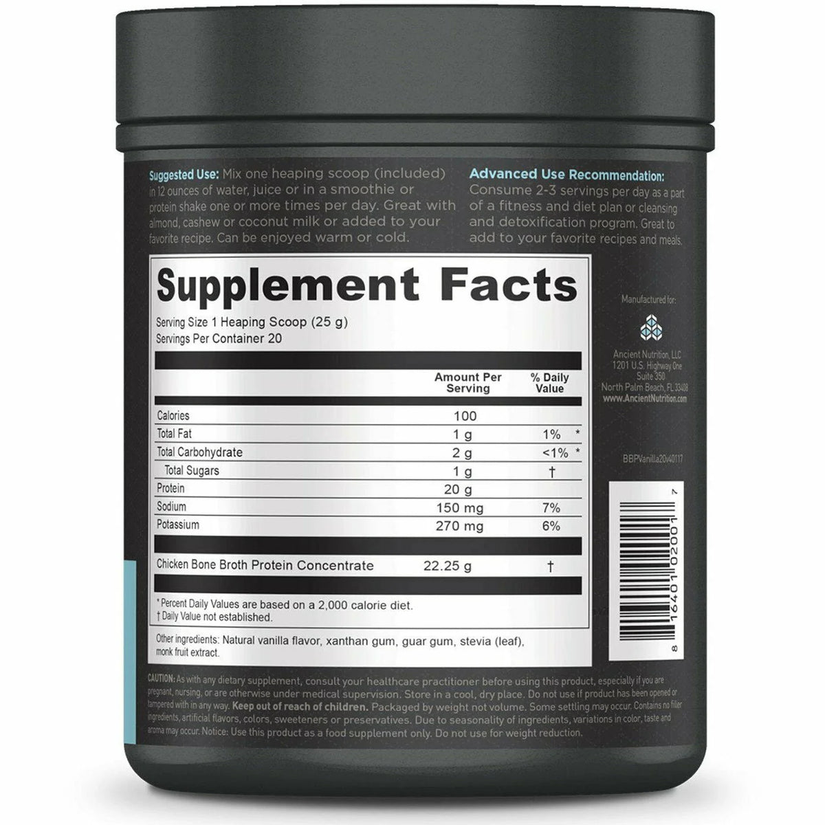 Bone Broth Protein 20 Servings I186