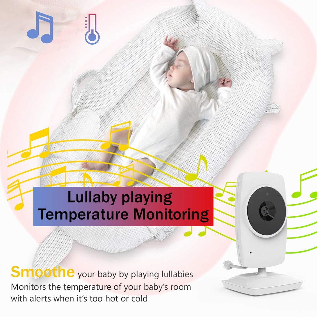3.2 Video Baby Monitor with Camera, Two-Way Audio, Night Vision L2025