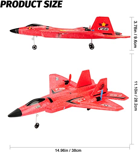 2.4Ghz 2 Channel Remote Control F22 RC Airplane C1635
