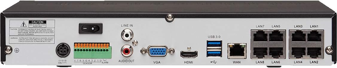 8-Channel 4K IP Security System L502