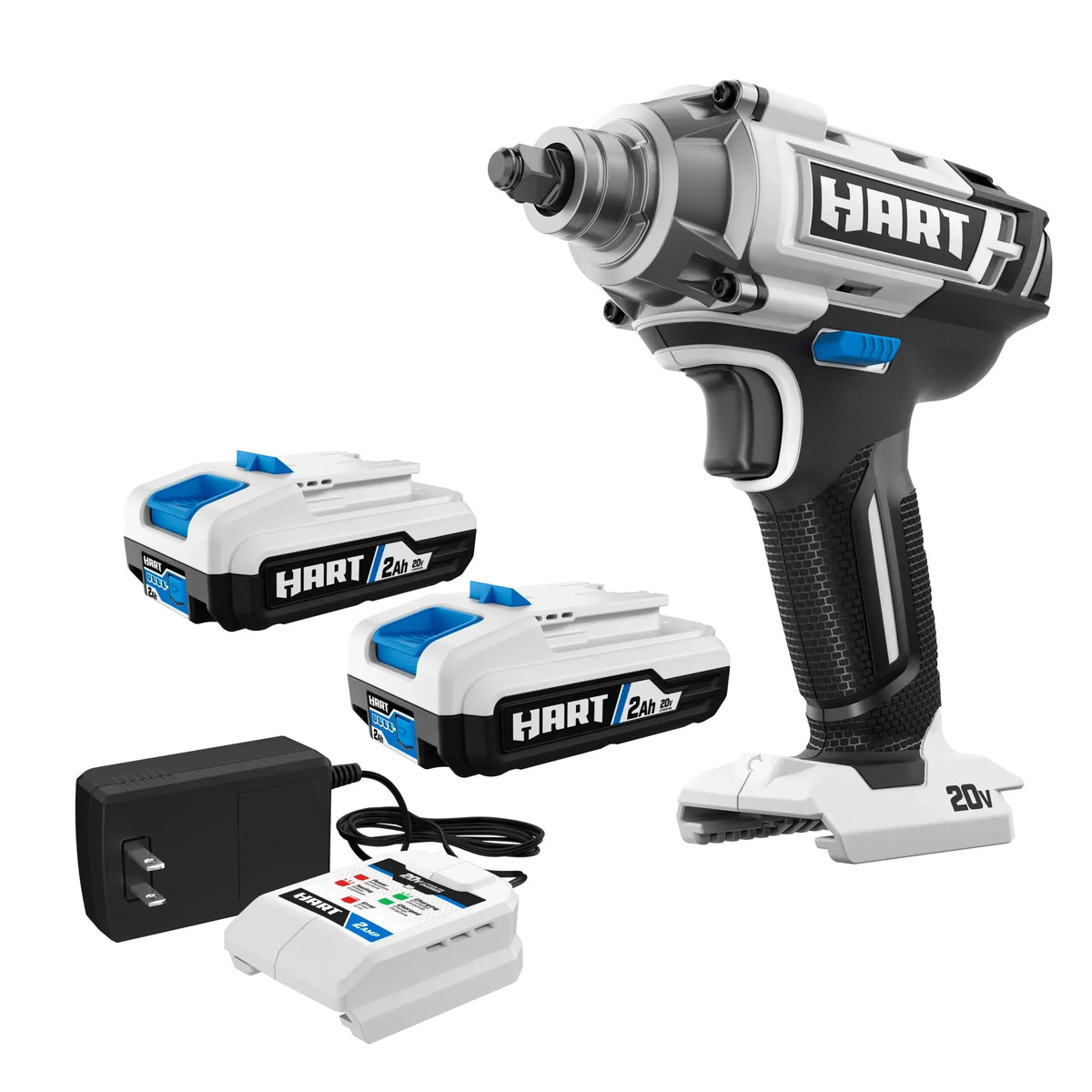 20-Volt Impact Wrench with 2Ah Battery and Charger D369