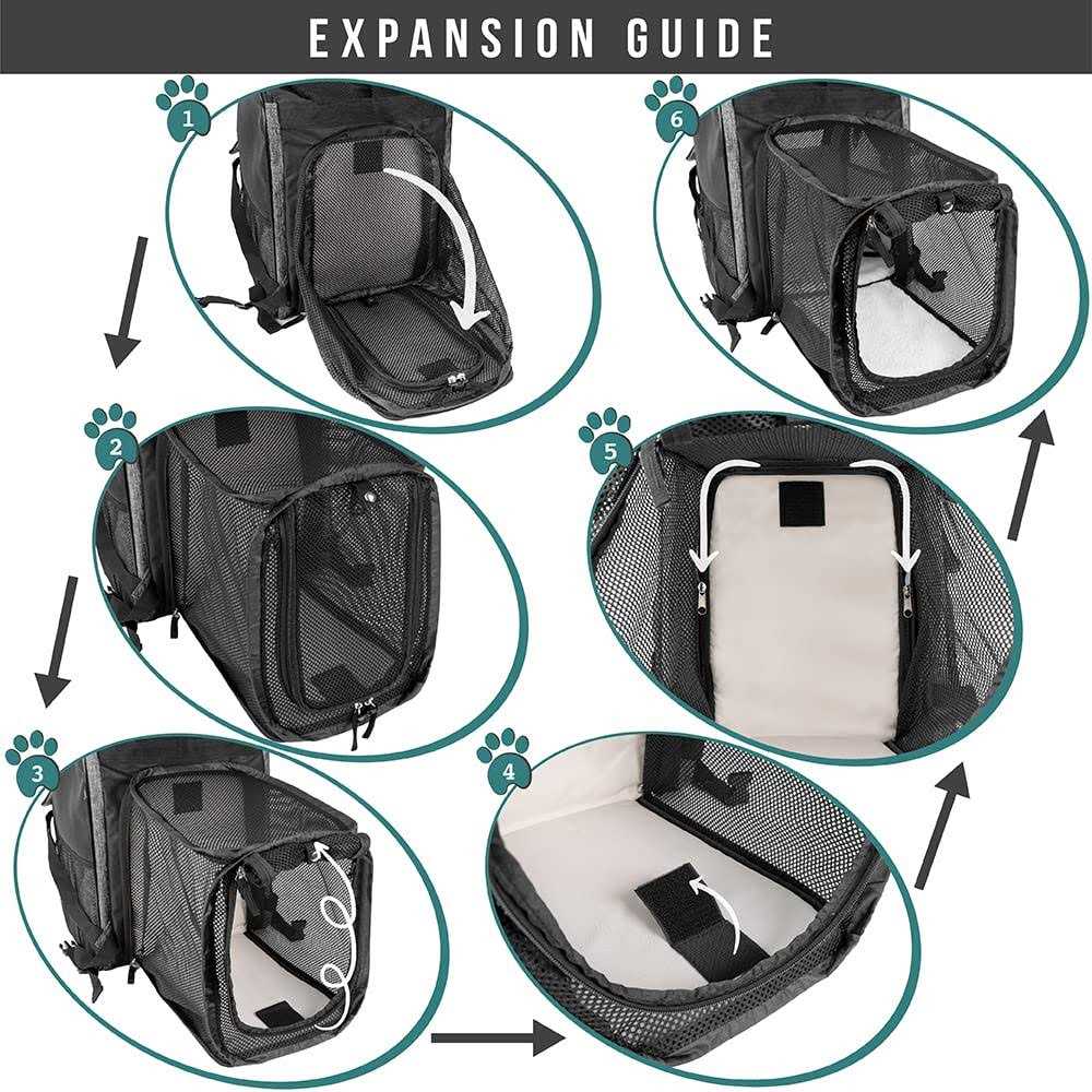 Expandable Pet Carrier Backpack R24332