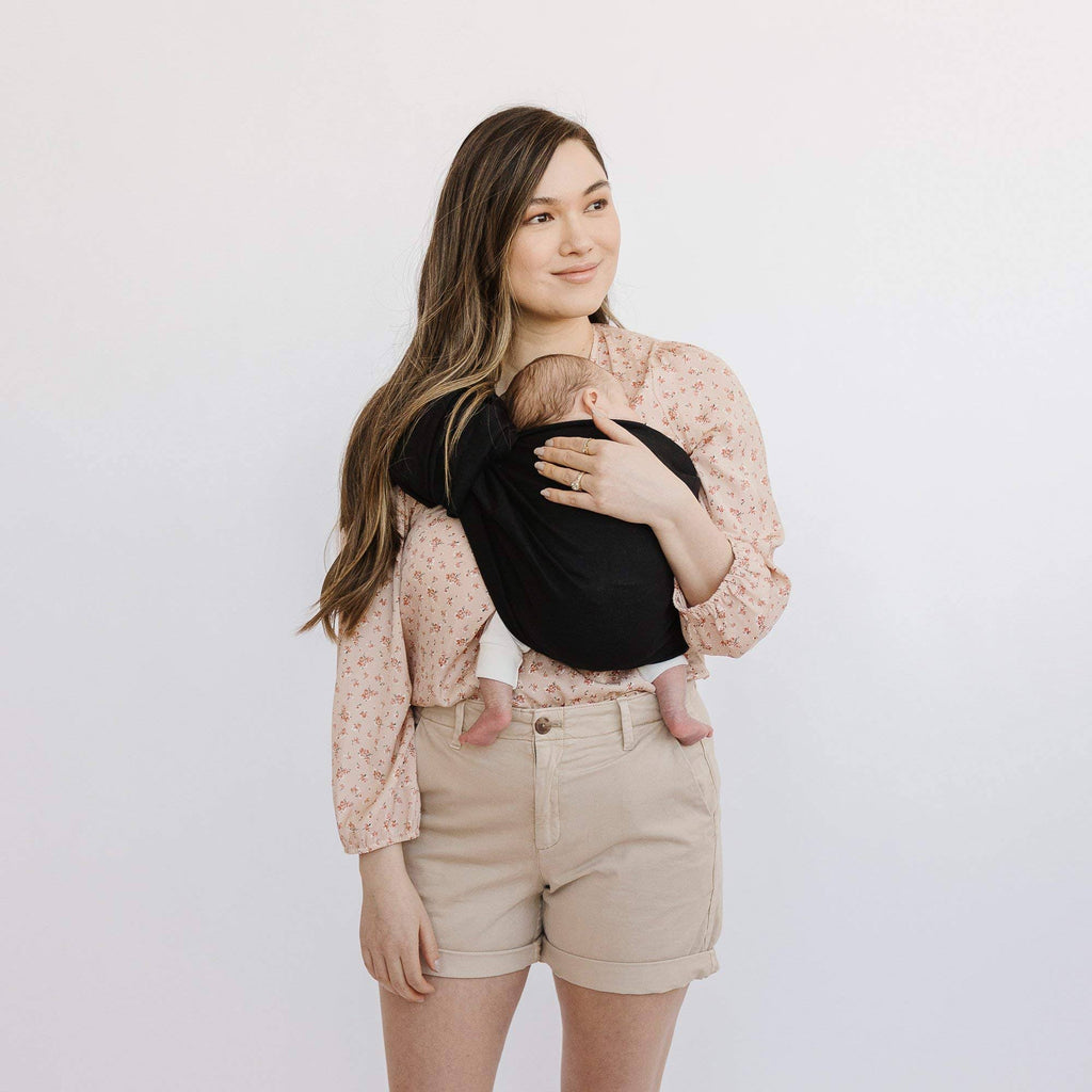 Ring Sling Baby Carrier 100% Belgian Linen Solid Color L524947