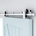 5FT Sliding Barn Door Hardware Kit, Top Mount Stainless Steel H14316