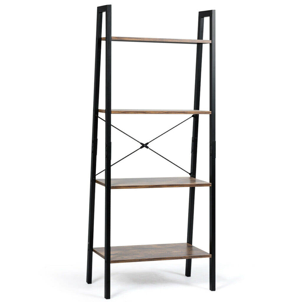 4-Tier Ladder Shelf Bookcase M22825