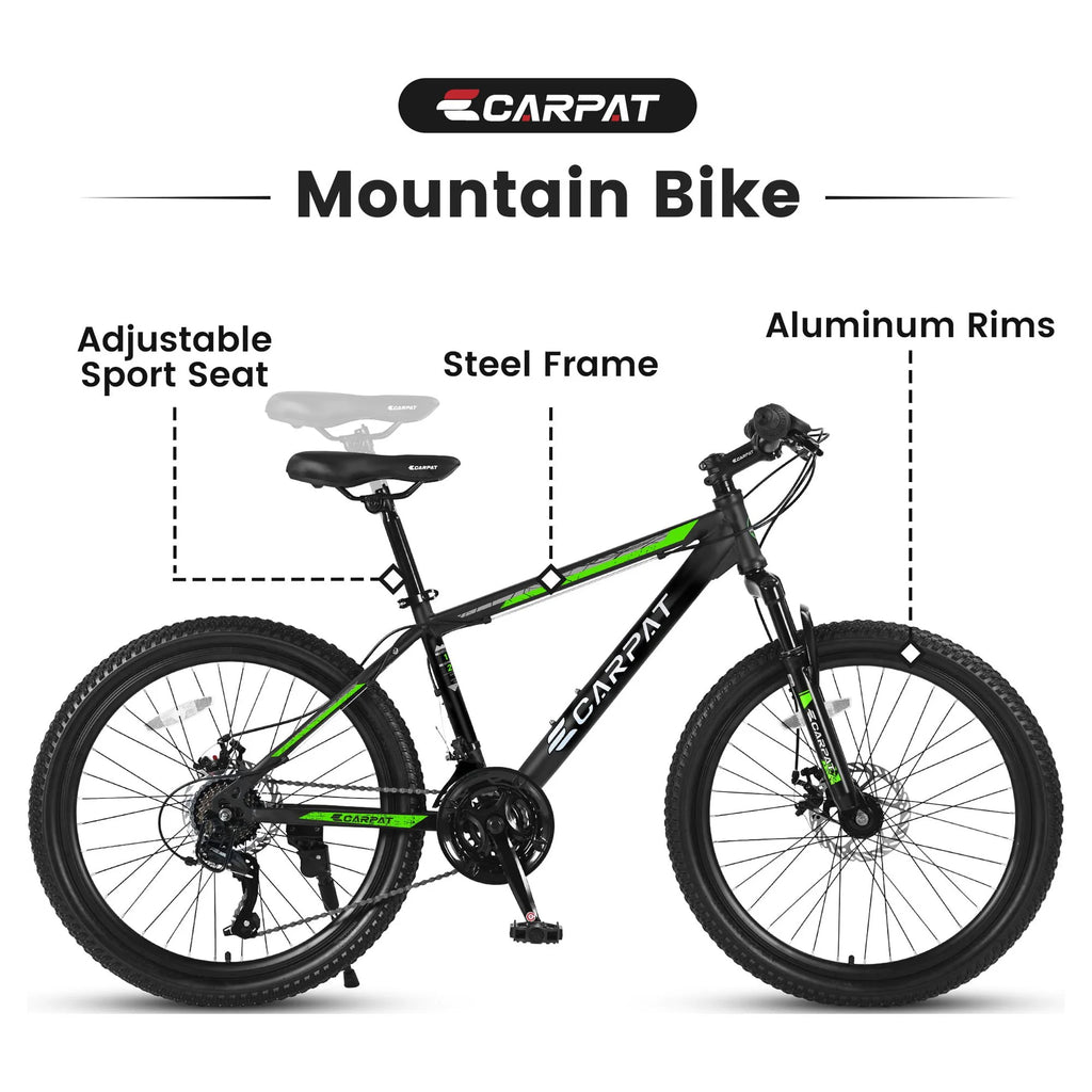 26 Inch Mountain Bike with Mechanical Disc Brakes Y557