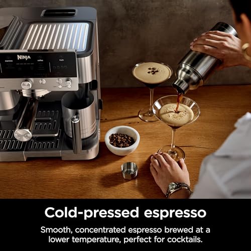Espresso Machine and Drip Coffee Maker with Coffee Grinder and Milk Frother Z100307