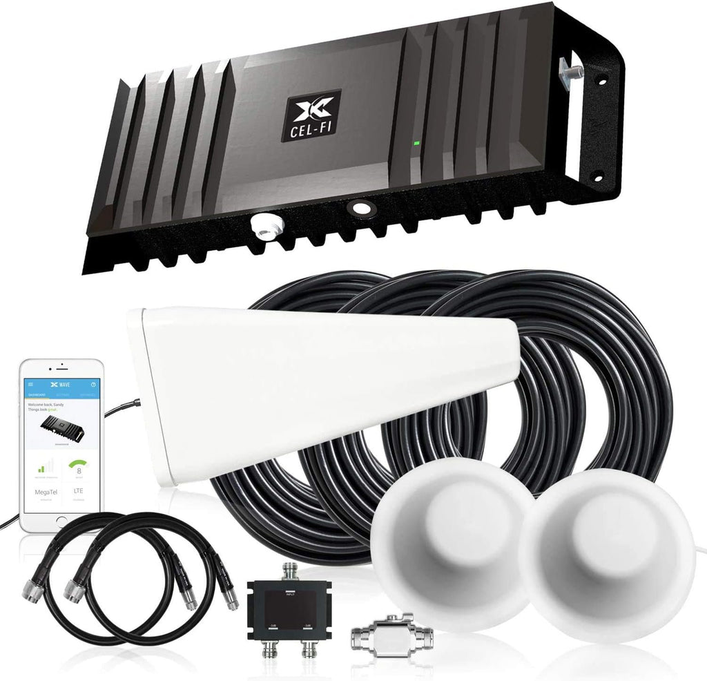 Cell Phone Signal Booster with 2 Directional Panel Antenna S313450