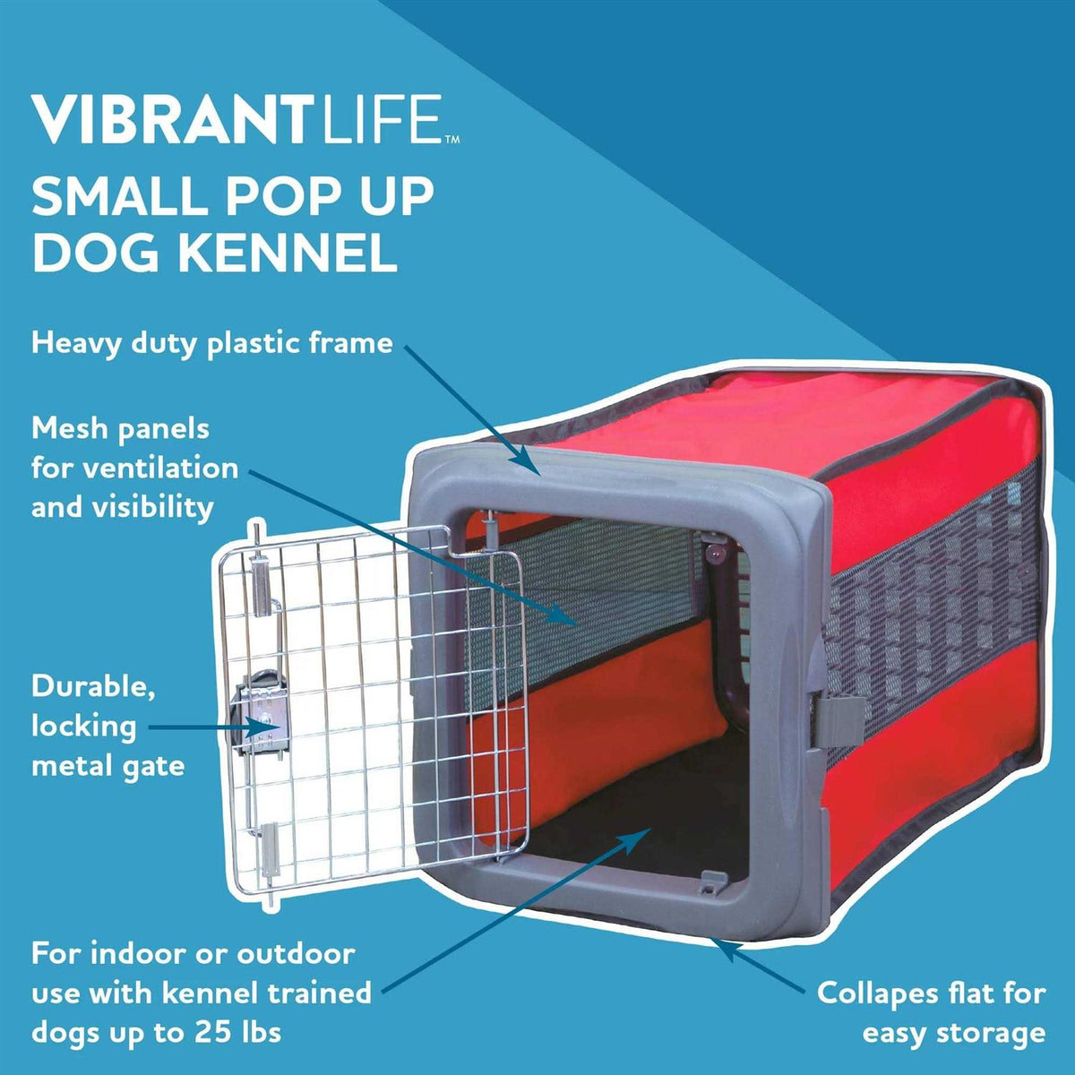 Small Pop Up Pet Kennel X41596