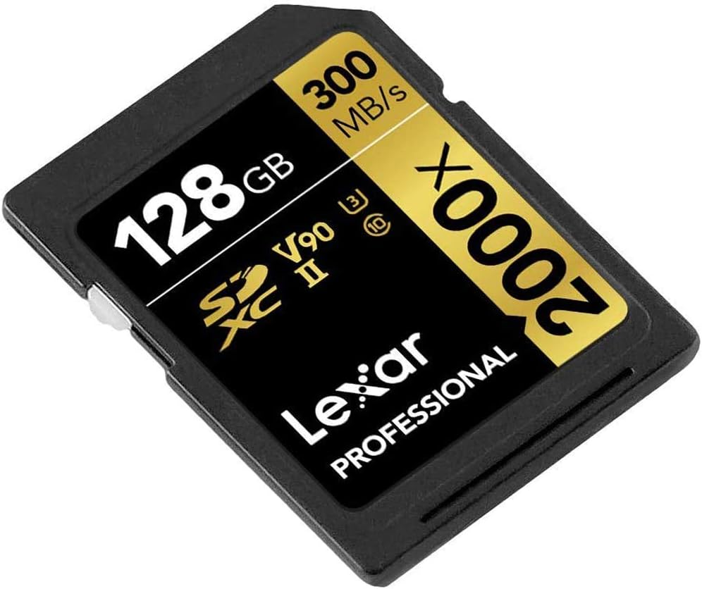 128GB SD UHS-II Memory Card 3 Pack C9020