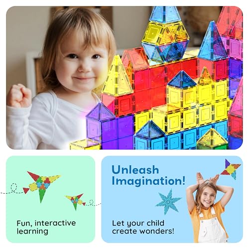 100 Piece Set Magnetic Building Tiles T25836