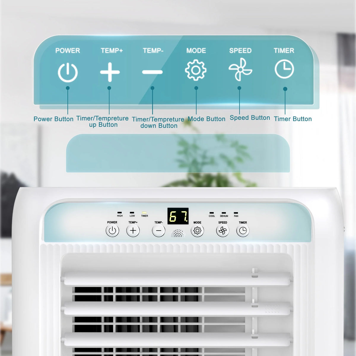 Portable Air Conditioner 3-in-1 with Remote L609