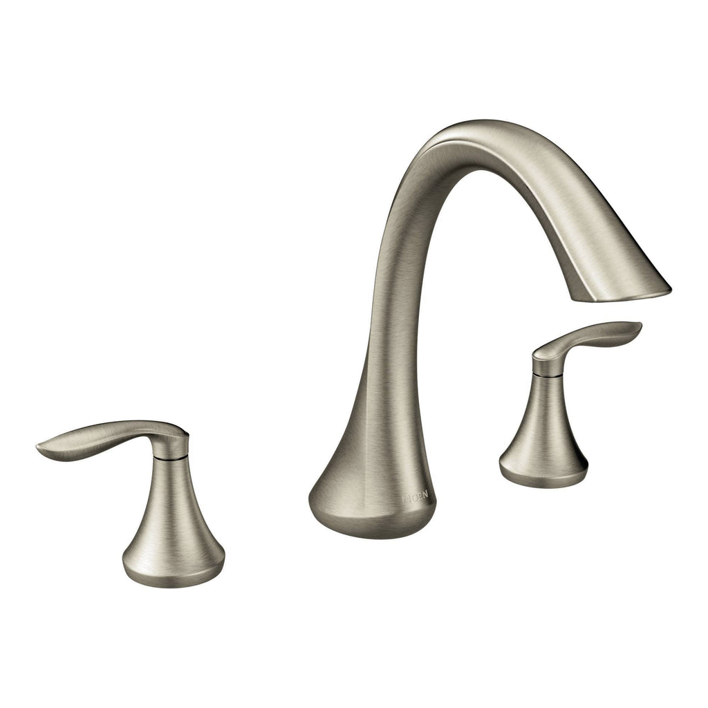 Brushed Nickel Two-Handle Roman Tub Faucet Trim Kit G29409