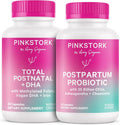 Postnatal Multivitamin + Probiotics with Vegan DHA, Ashwagandha, Iron, Folate, B12 - Pack of 2 P33563