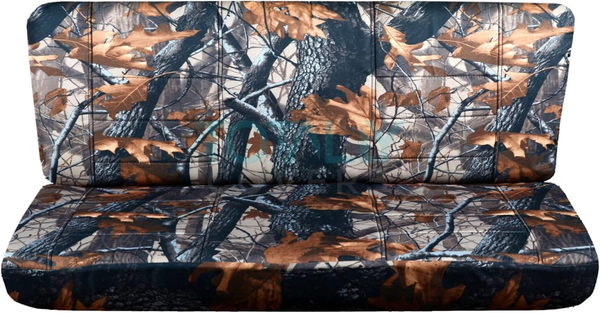 Camo Truck Seat Covers for 1997-2003 Ford F-150 Super Cab Rear 40/60 Split Bench U88884