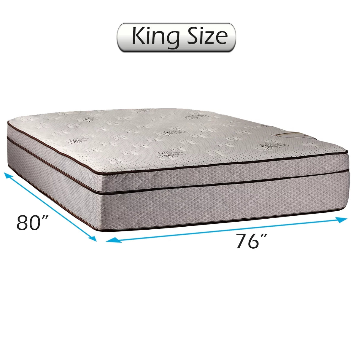 King Plush Pillowtop Mattress with Cover Protector K63941
