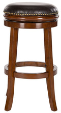 Walnut Brown Swivel Bar Stool I93789