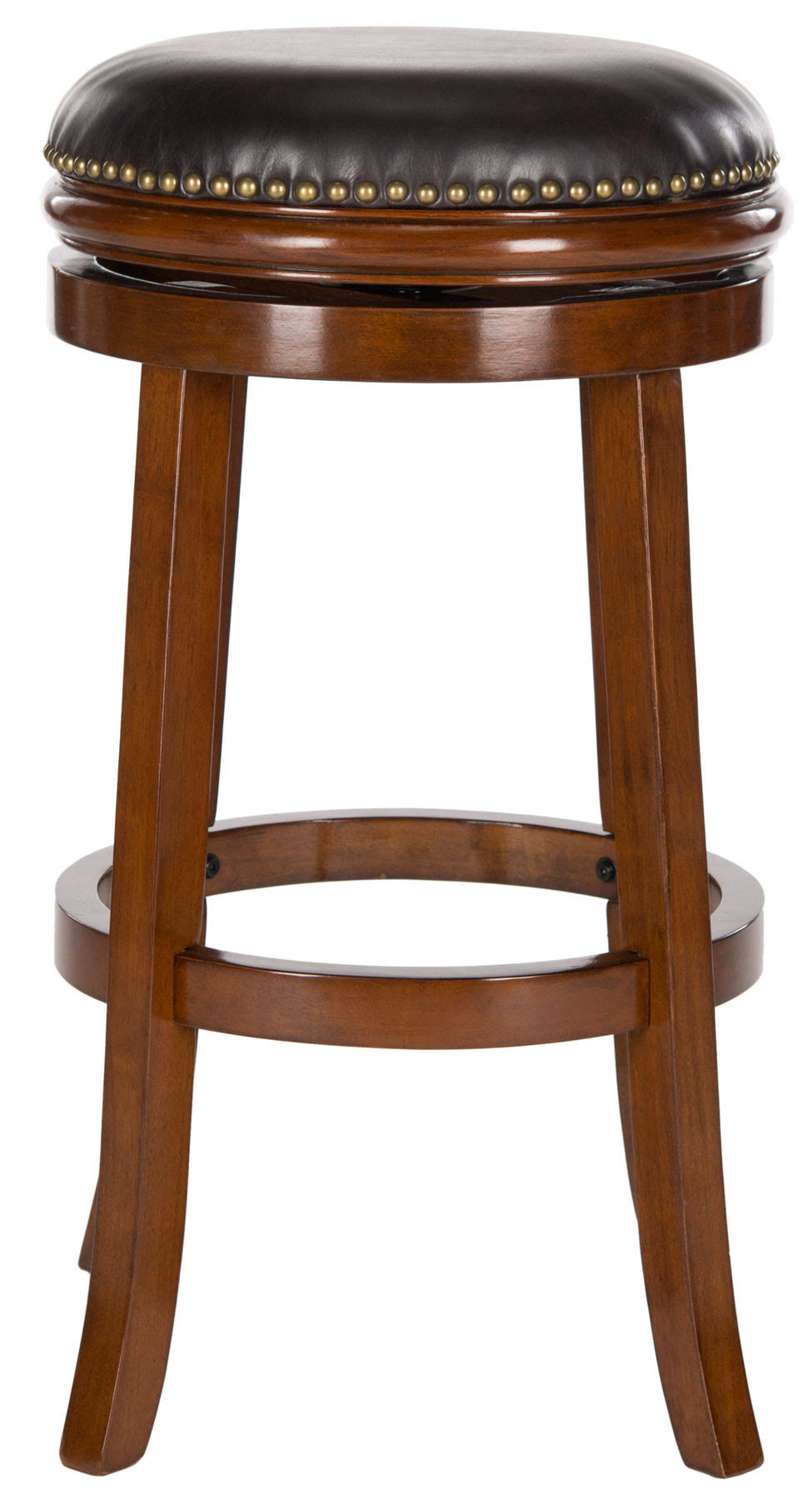 Walnut Brown Swivel Bar Stool I93789