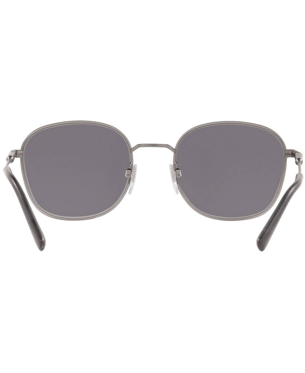 Gunmetal Oval Sunglasses Y786