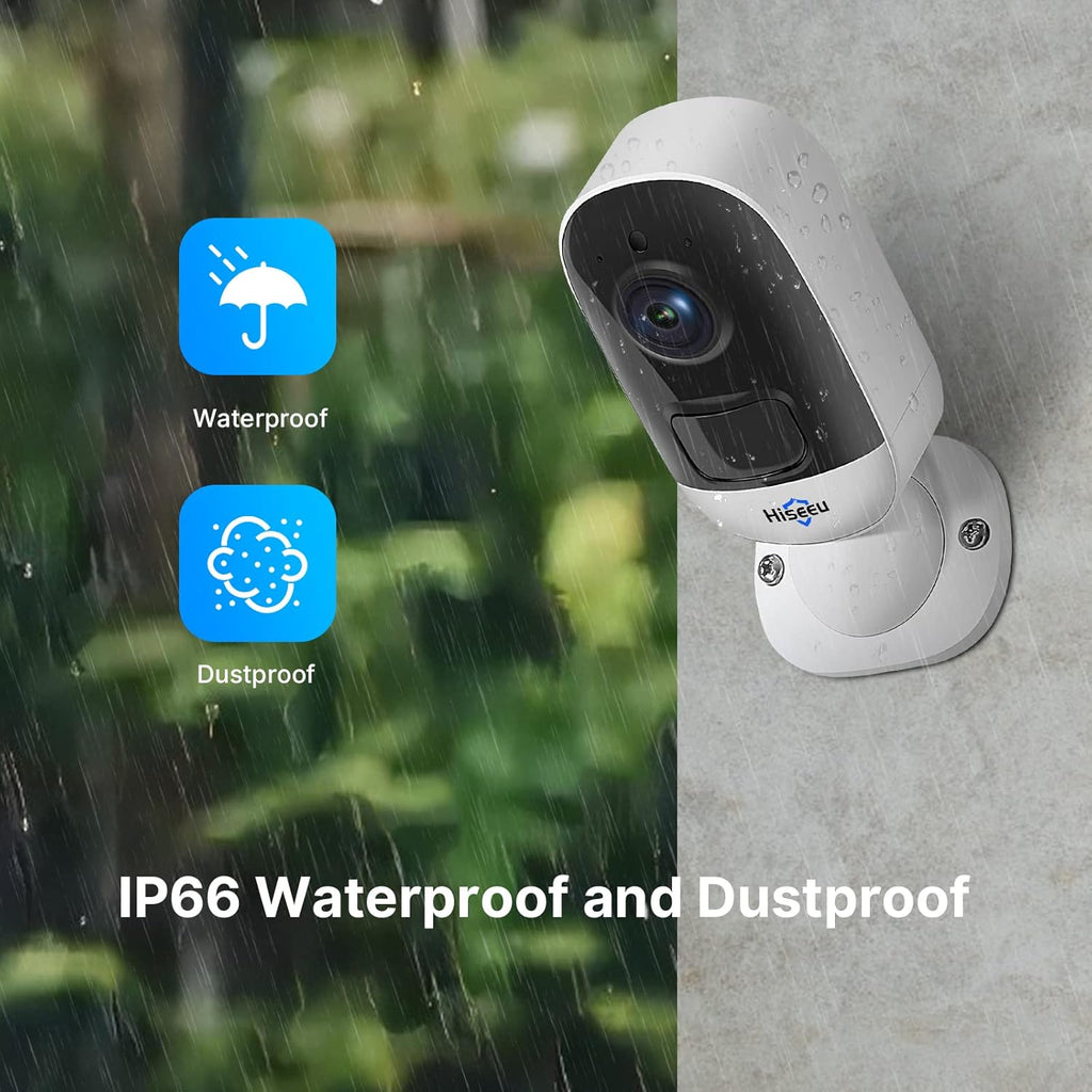 2K Wireless Security Camera System 2-Cam Kit with NVR B6199