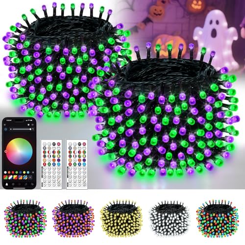 Color Changing App Control RGB LED String Light 2Pack 164FT 400LED N576231