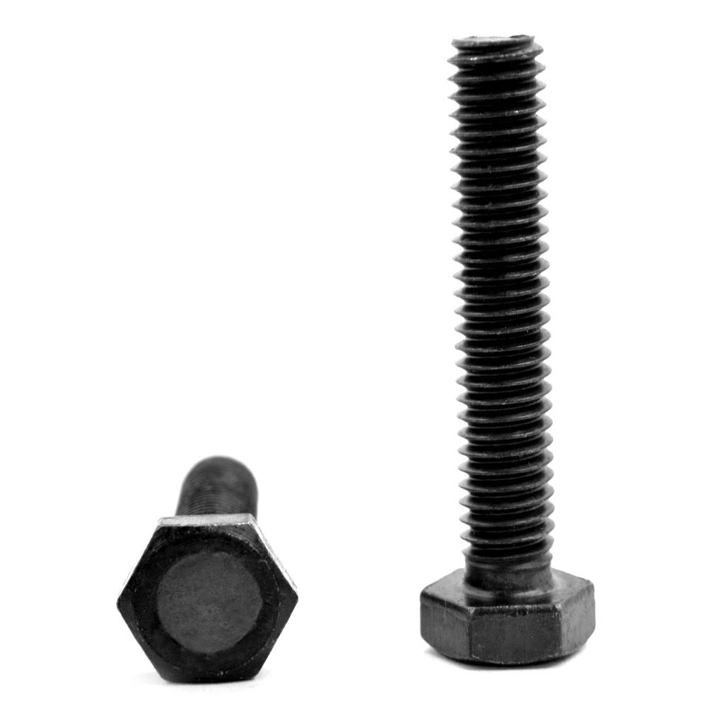 M14 x 1.50 x 50 mm Fine Thread DIN 961 Class 10.9 Hex Cap Screw Alloy Steel Black Oxide C1776