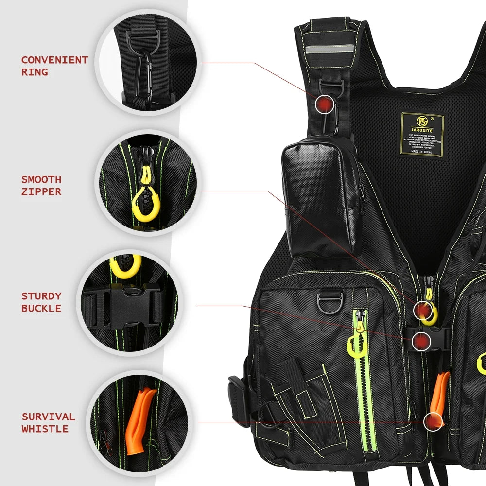 Fishing Floatation Vest Waistcoat Q630
