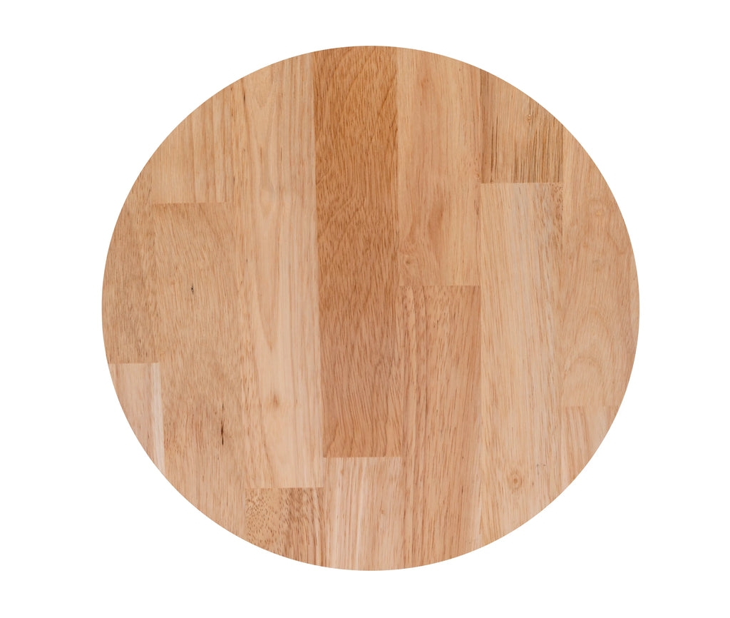 Black Metal Base with Natural Wood Seat Backless Stool G57105