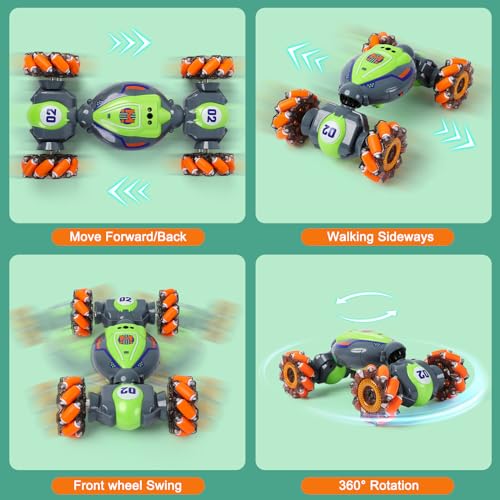 Gesture Sensing RC Stunt Car with Light & Music G872458