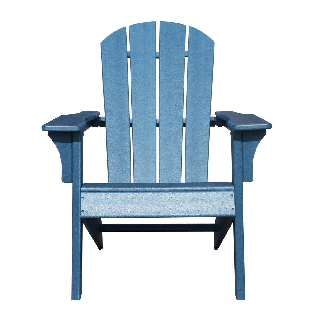 Grey Plastic Outdoor Adirondack Chair Y472