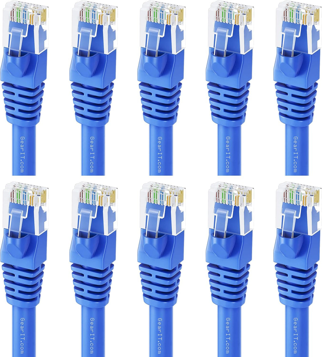 Cat 6 Ethernet Cable 5 ft 24-Pack Blue Z465