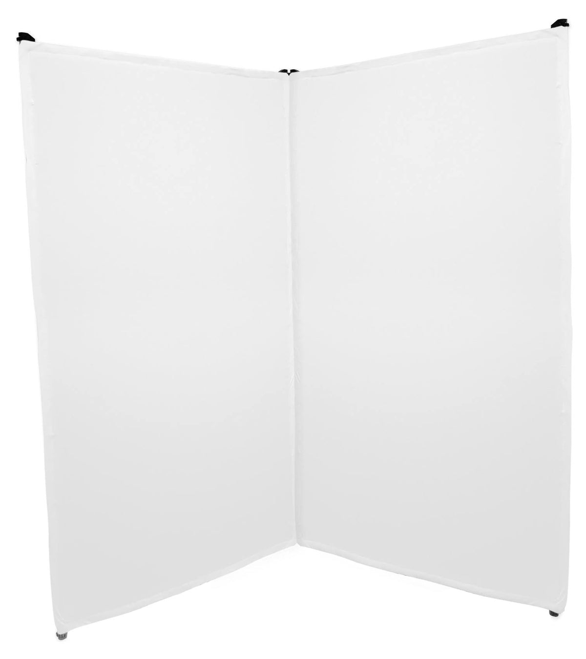 White DJ Facade Extension with 2 Extra Foldable Panels K784
