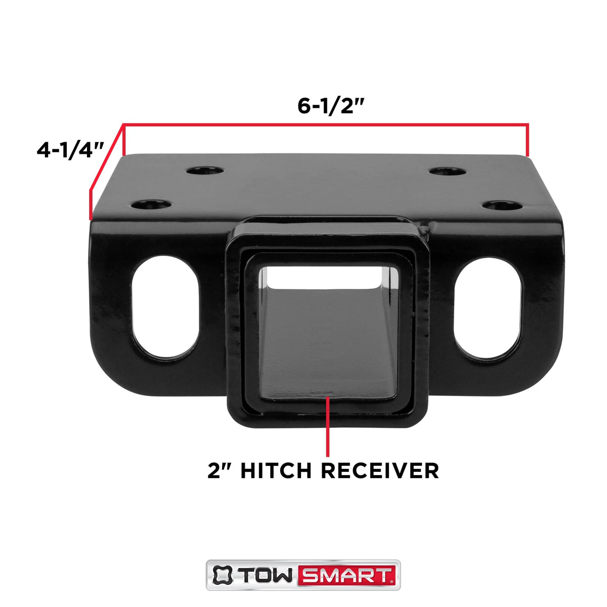 Class II Step Bumper Receiver Hitch 2 Receiver Opening, Black H217