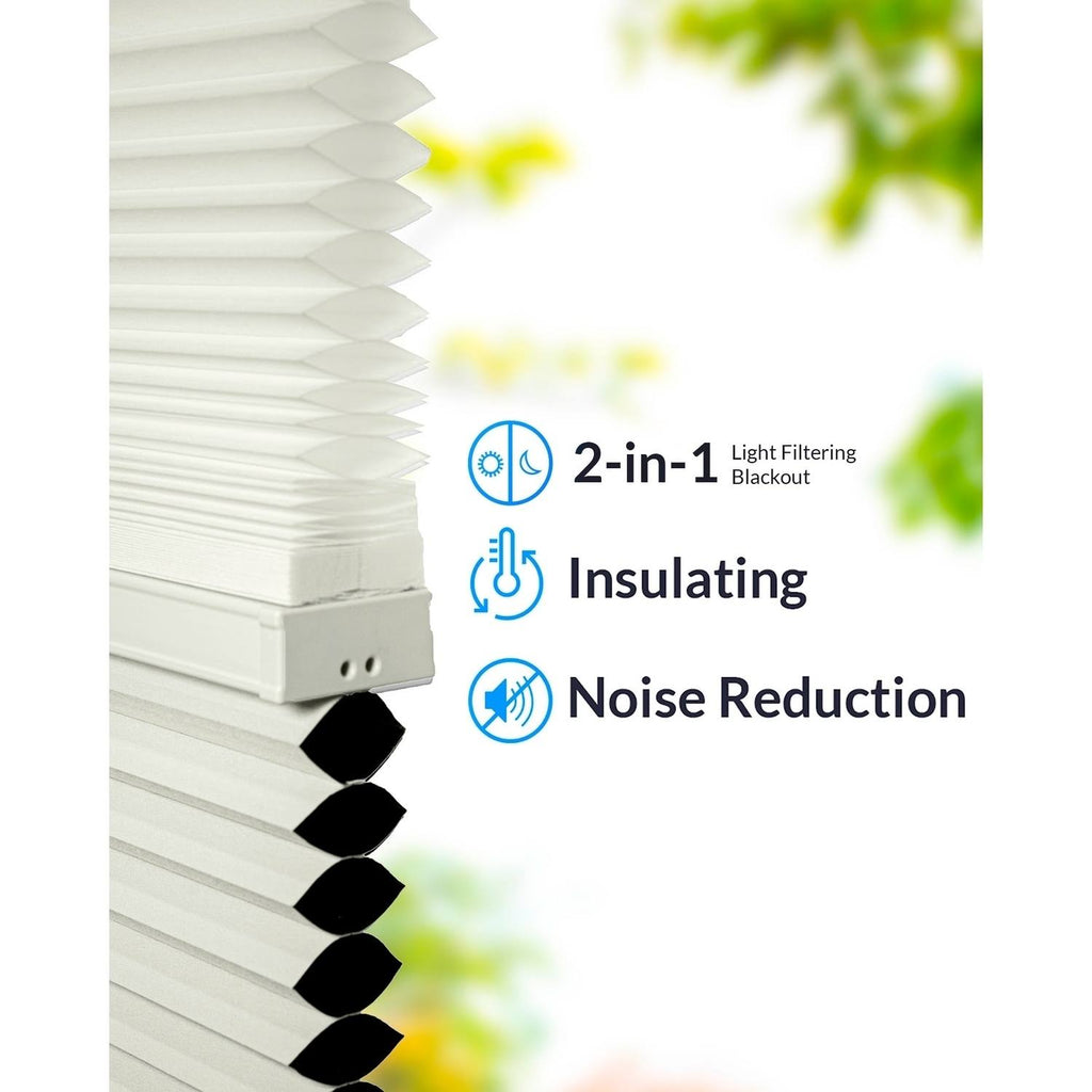 Cordless Cellular Shades Cotton 70x22 x 72x22 W224045