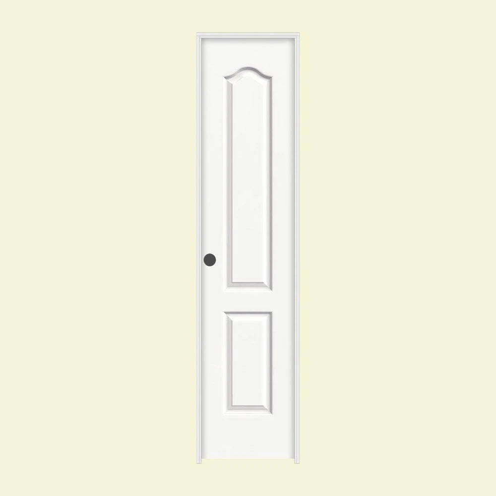 18 in. x 80 in. White Painted Right-Hand Molded Composite MDF Prehung Interior Door M787924
