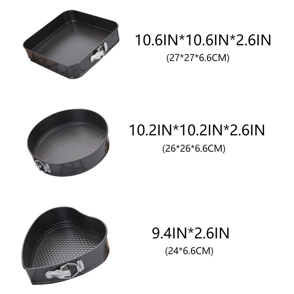 10 Inch Nonstick Cake Pan Set of 3 Z387234