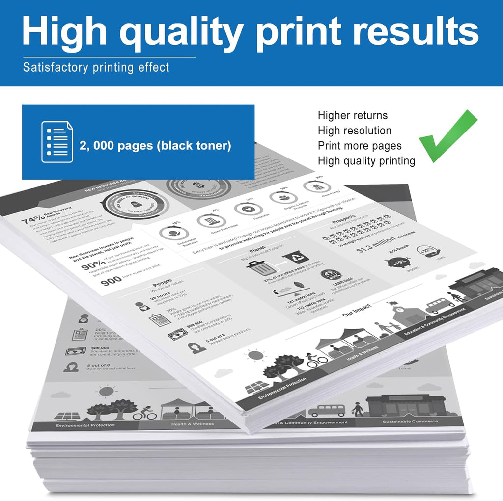 2 Pack Black Toner Cartridge R2866